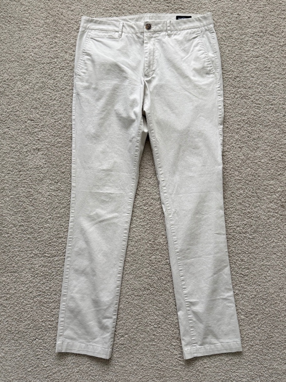 Bonobos Tailored Fit Stone Chino Pants 33x34